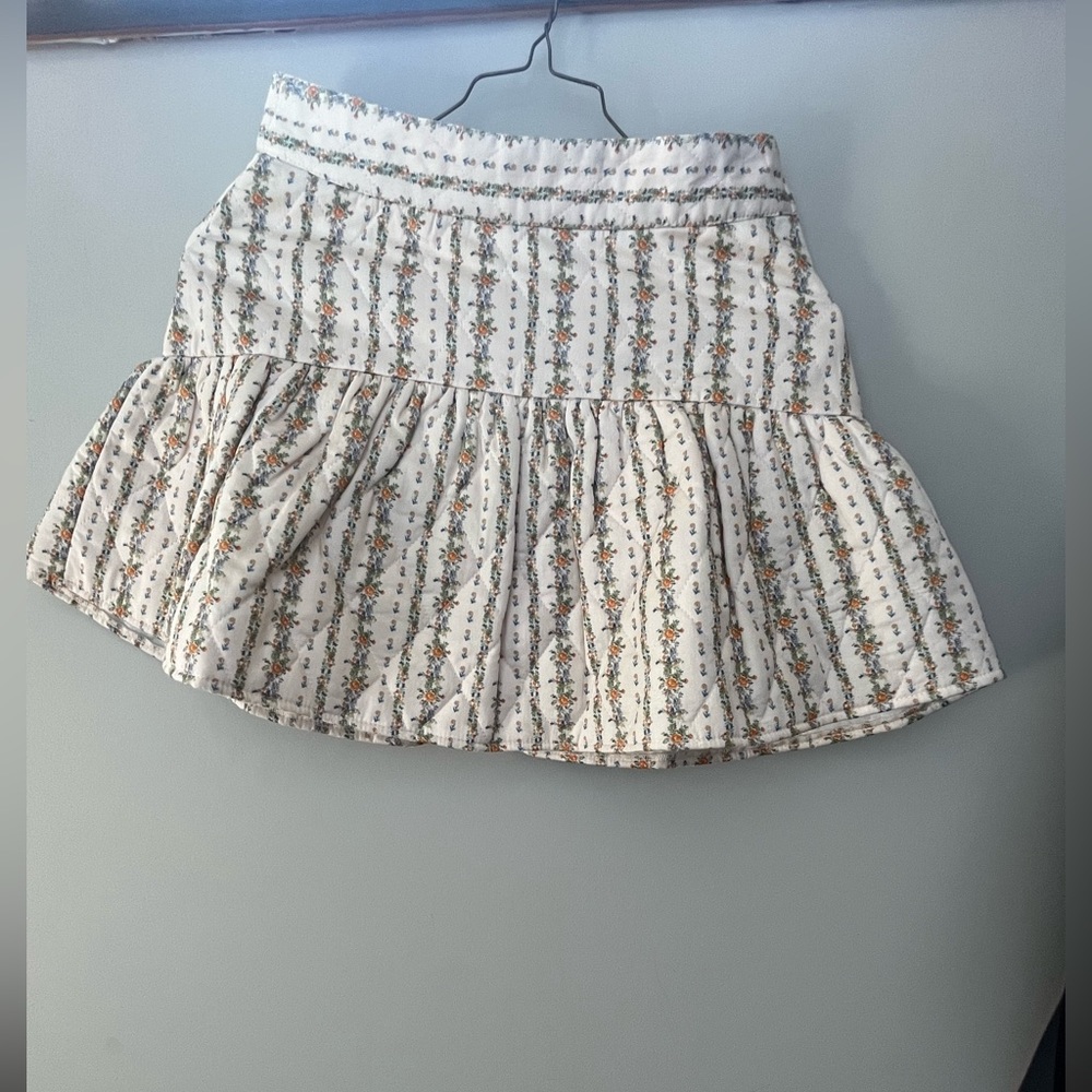 love shack fancy cub skirt marigold bouquet